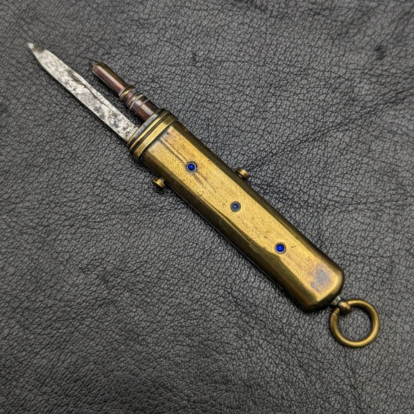 Antique Retractable Multi-Tool Pencil & Knife